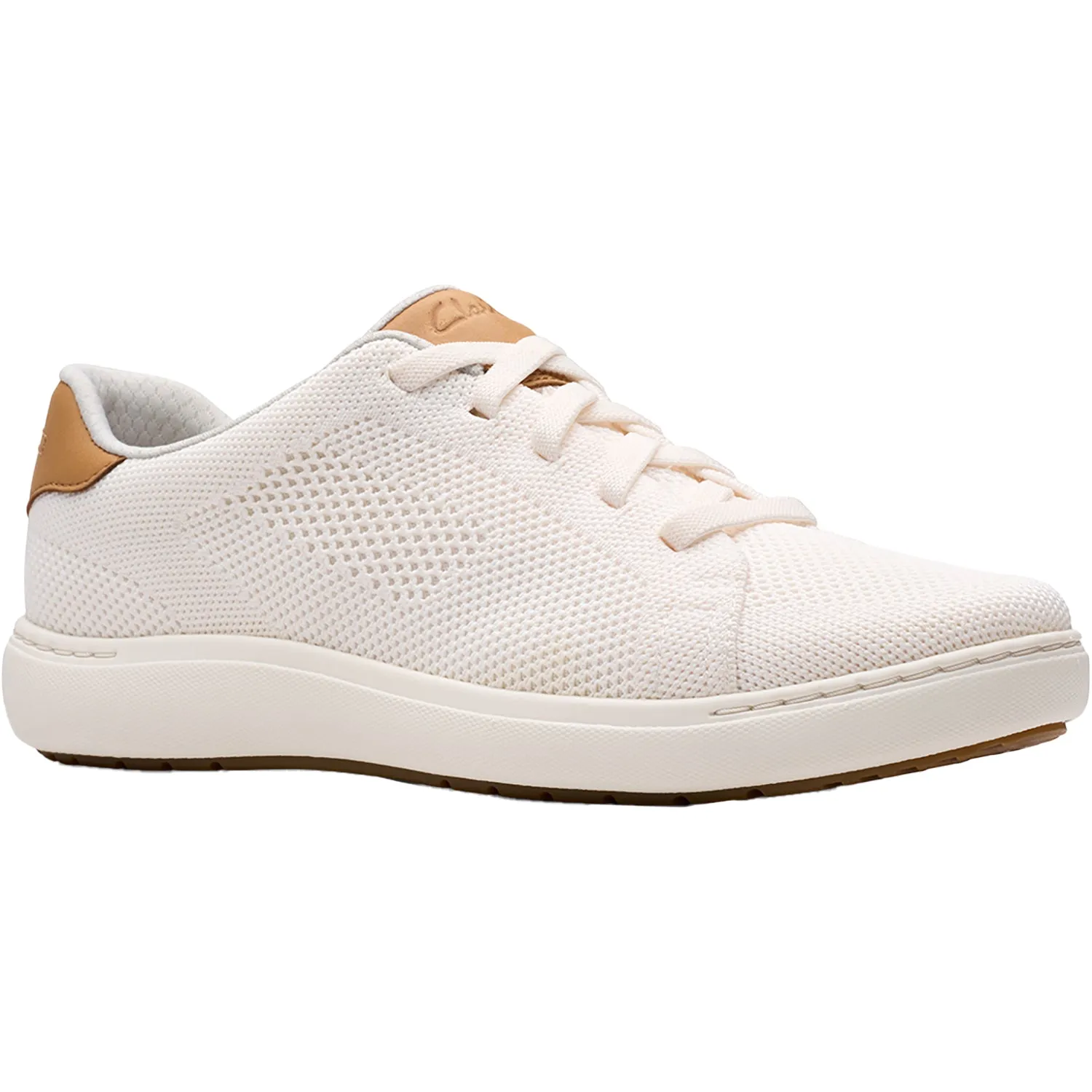 Women's Clarks Nalle Walk White Knit